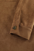 Fashionable Brown Suede Jacket image 5