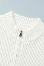 Casual Zip Front Knit Cardigan image 30