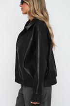 PU Leather Baseball Jacket image 5