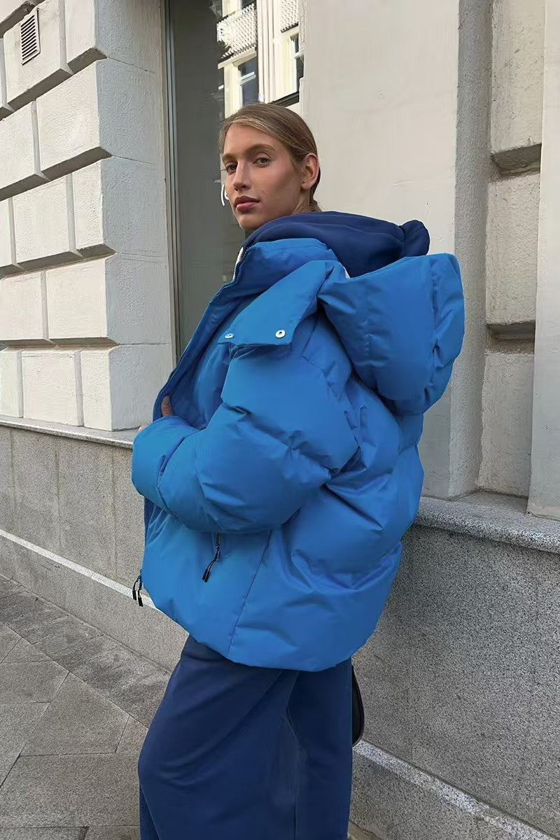 Heavy Duty Zipped Hooded Puffer Jacket image 11