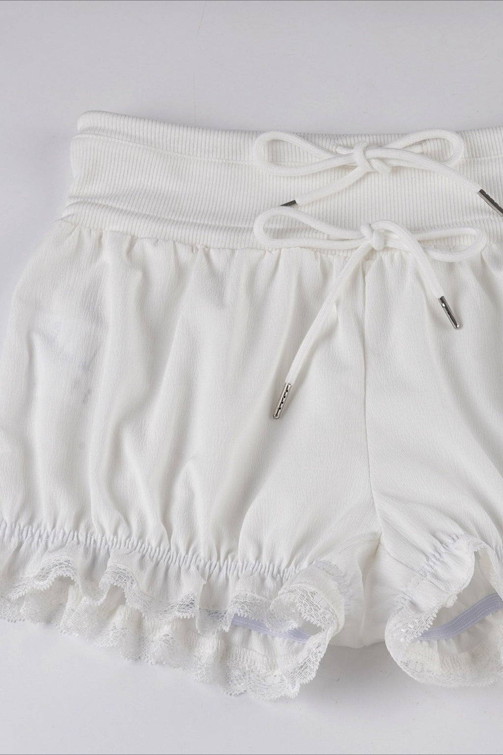 Low Waist Tie Plaid Print Tulip Shorts image 4