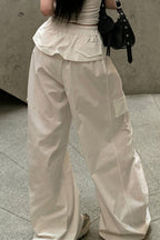 Street Style Drawstring Cargo Pant image 4