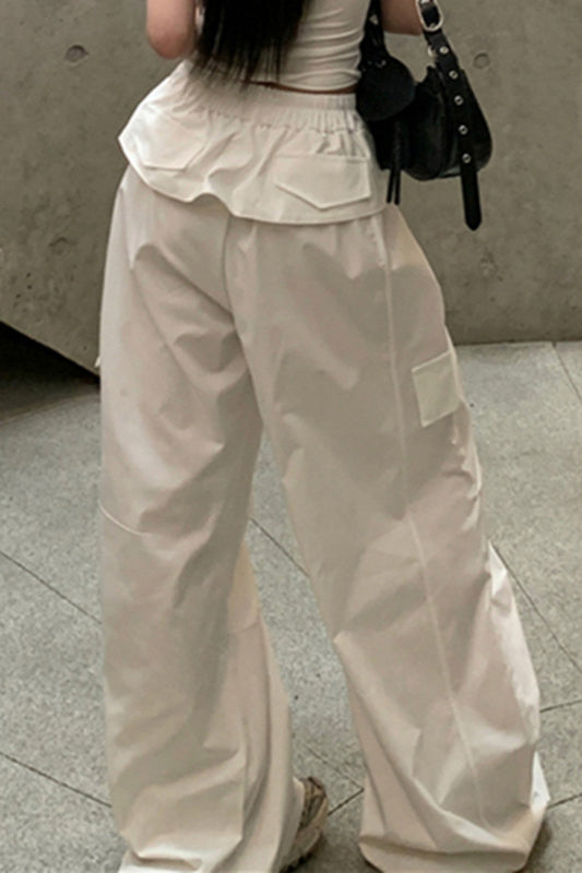 Street Style Drawstring Cargo Pant image 4