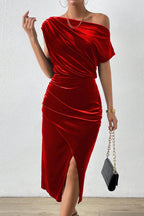 Off-the-shoulder Bodycon Cocktail Dress image 1