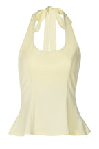 Slim Tie Back Sexy Halter Top image 3