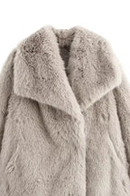 Thickened Faux Fur Winter Coat image 6