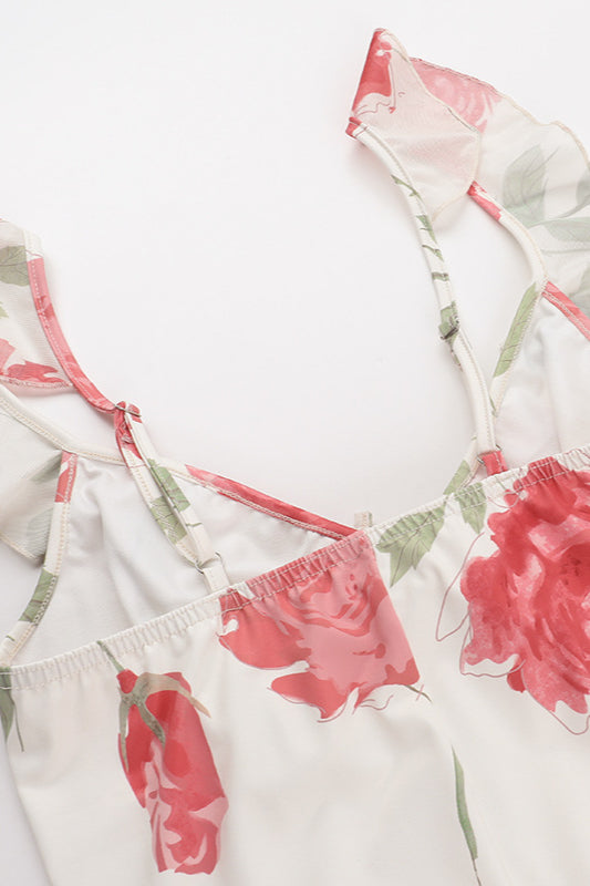 Floral Cami French Style Party Dress image 17