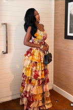 Sexy Cami Tiered Ruffle Two Piece Skirt Sets image 2