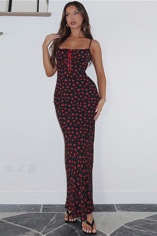 Sweet Corded Lace Cami Floral Dress image 4