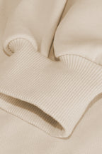 Plain Cropped Zipper Sporty Sweatshirt image 7