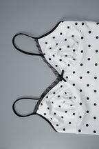 Sexy Polka Dot Cami Fitted Skirt Set image 7