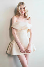 Waist Tight Satin Elegant Mini dress image 4