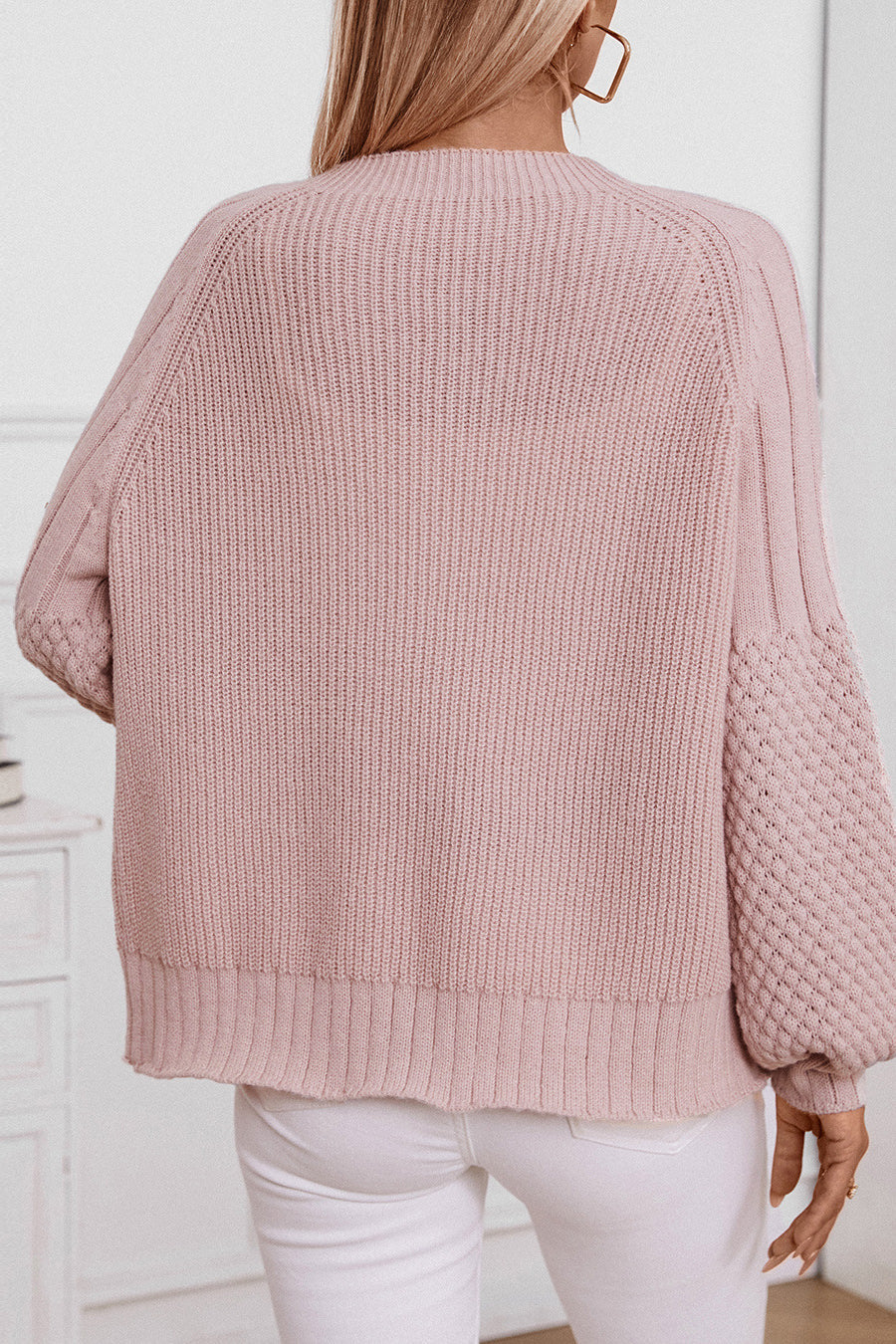 Solid Button Knit Cardigan image 2