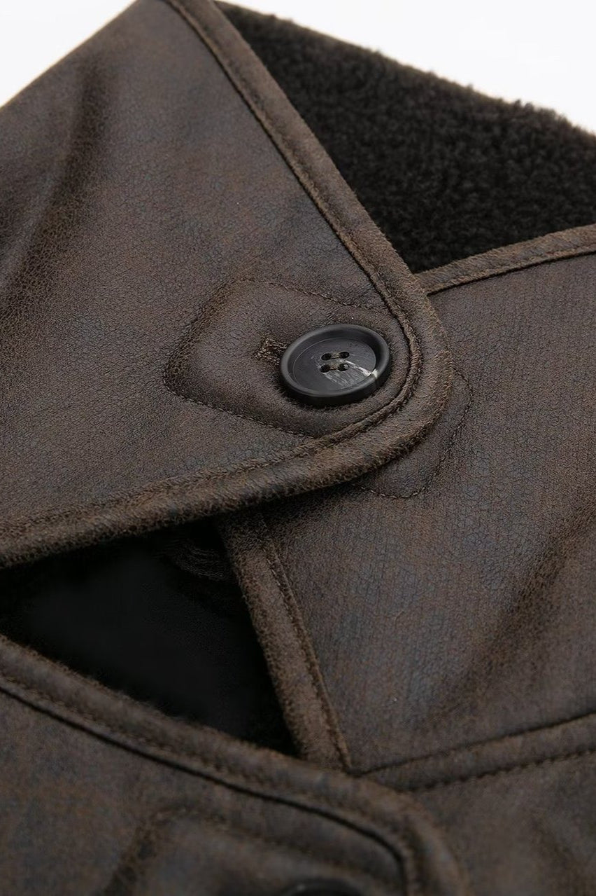 Double-Faced Shearling Jacket image 5