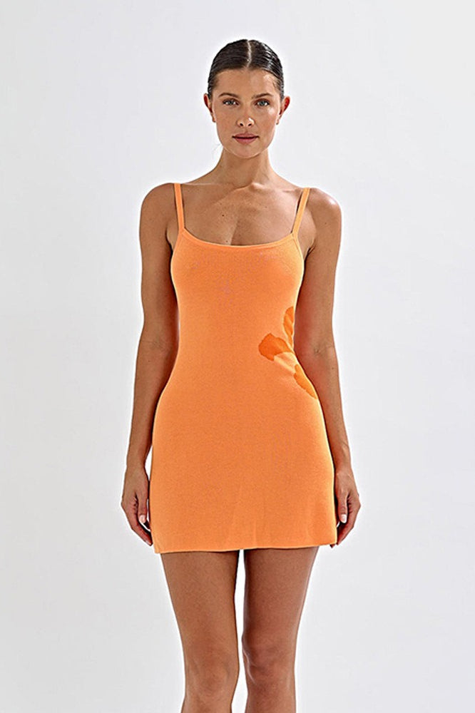 Printed Backless Slim Waist Bodycon Sweater Dress image 13