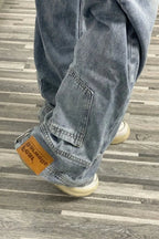 Loose Fit Reverse Pocket Jeans image 7