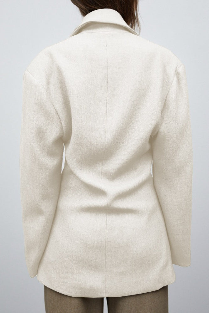 Vintage Double Lapel Loose Fit Blazer image 4