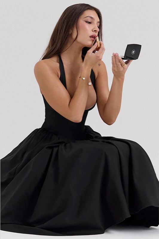 Halter Backless Tie Party Dress image 4