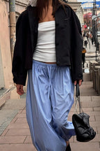 Striped Loose Fit Bloomers pant image 4