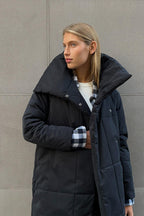 Long Stand Collar Puffer Jacket image 21