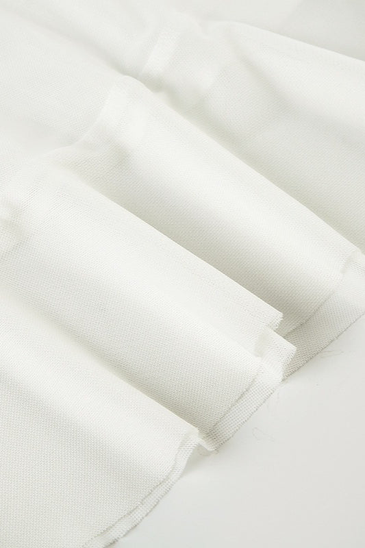 Mesh Panel Ruffle Tie Detail Maxi Skirt image 5