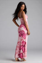 Cami Floral Print Bodycon Maxi Dress image 4