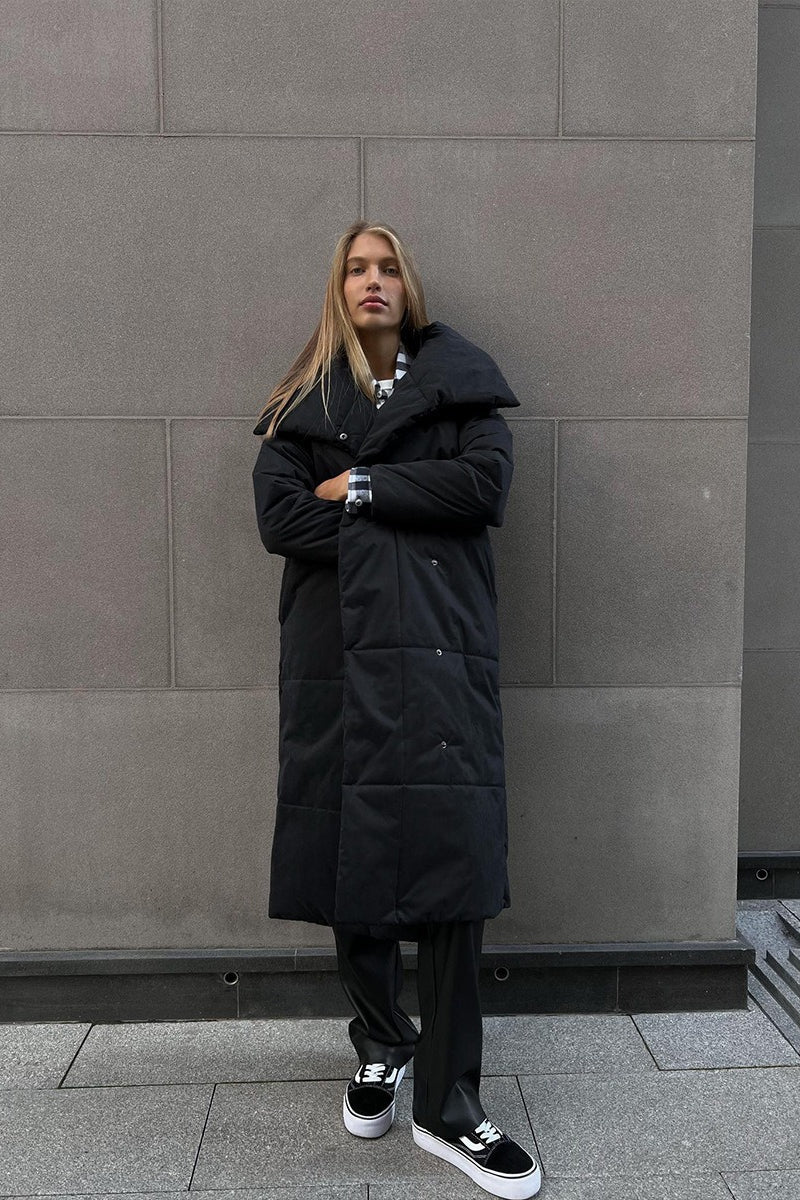 Long Stand Collar Puffer Jacket image 19