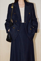 Double Breasted Twill Blazer image 11