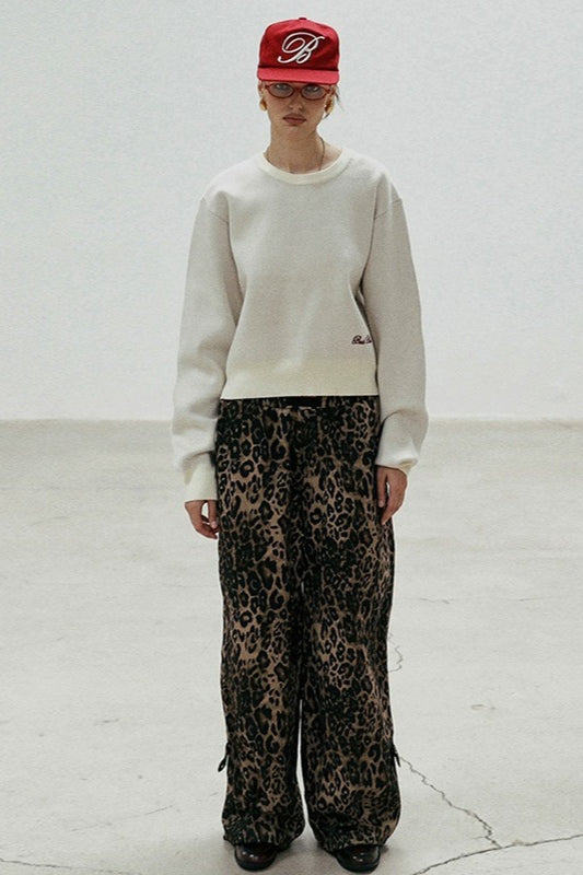 Casual Vintage Crew Neck Sweater image 27