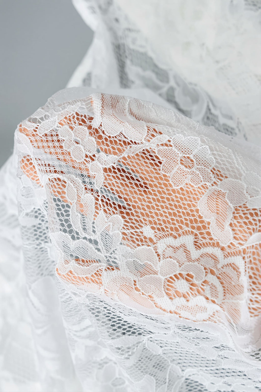 Sexy Long Sleeve Tie Front Lace Blouse image 7