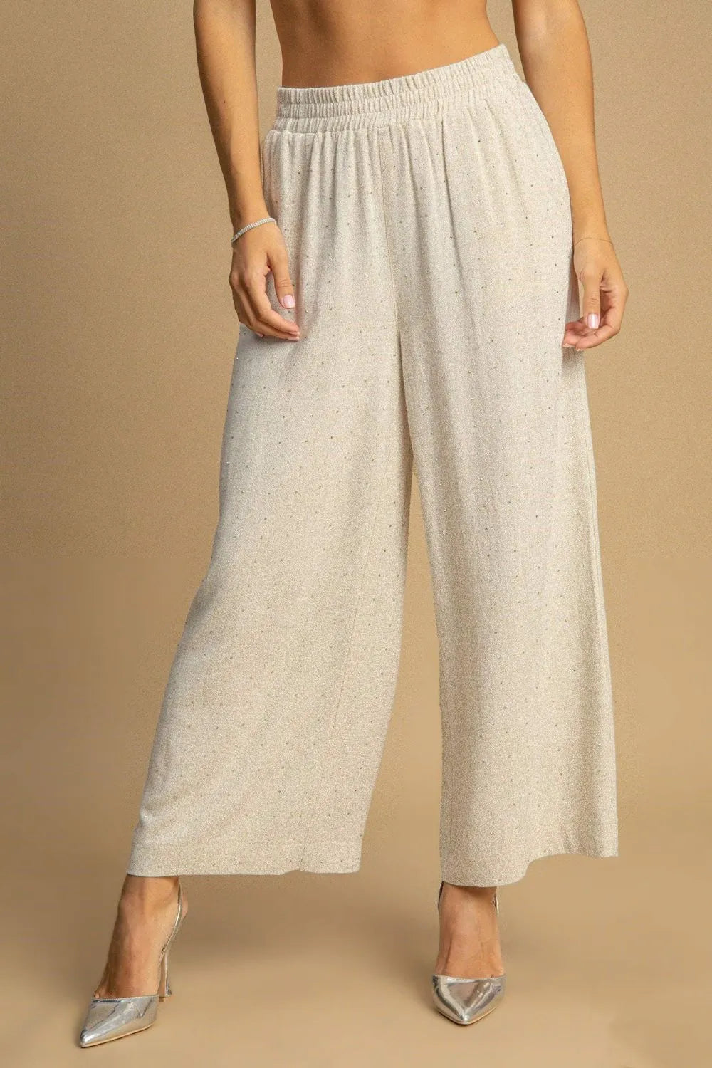Talia Linen Trousers styled for Avrienne