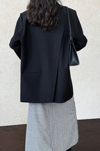 Split Back Relaxed Fit Blazer image 11