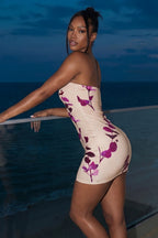 Tube Printed Slim Mini Dress image 4