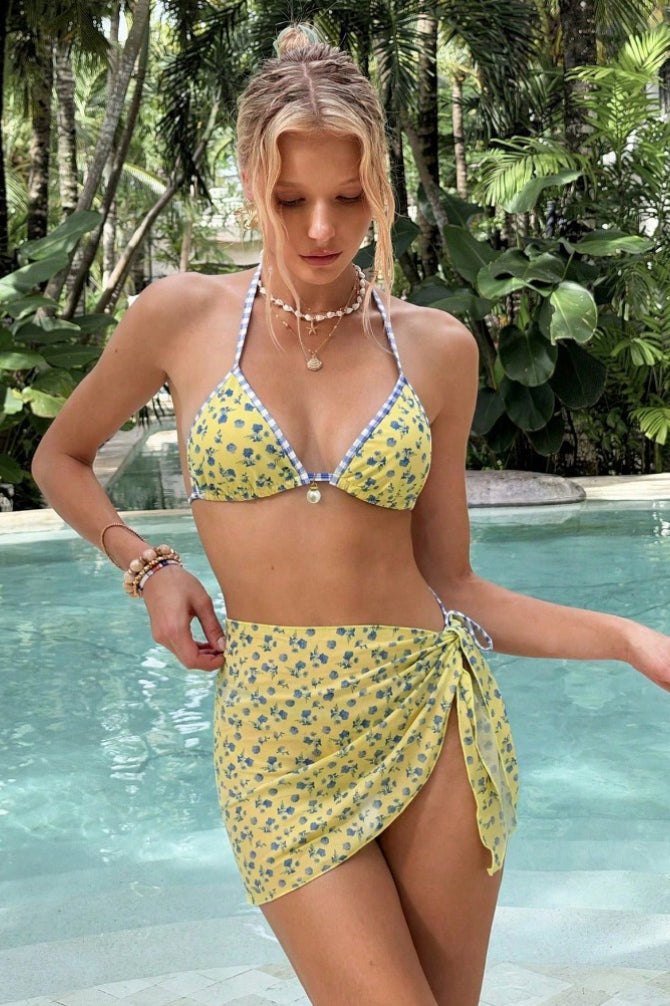 Lemon Beach Three Piece Swim Set image 2