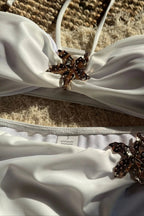 Star Detail Halter Bikini Set image 5