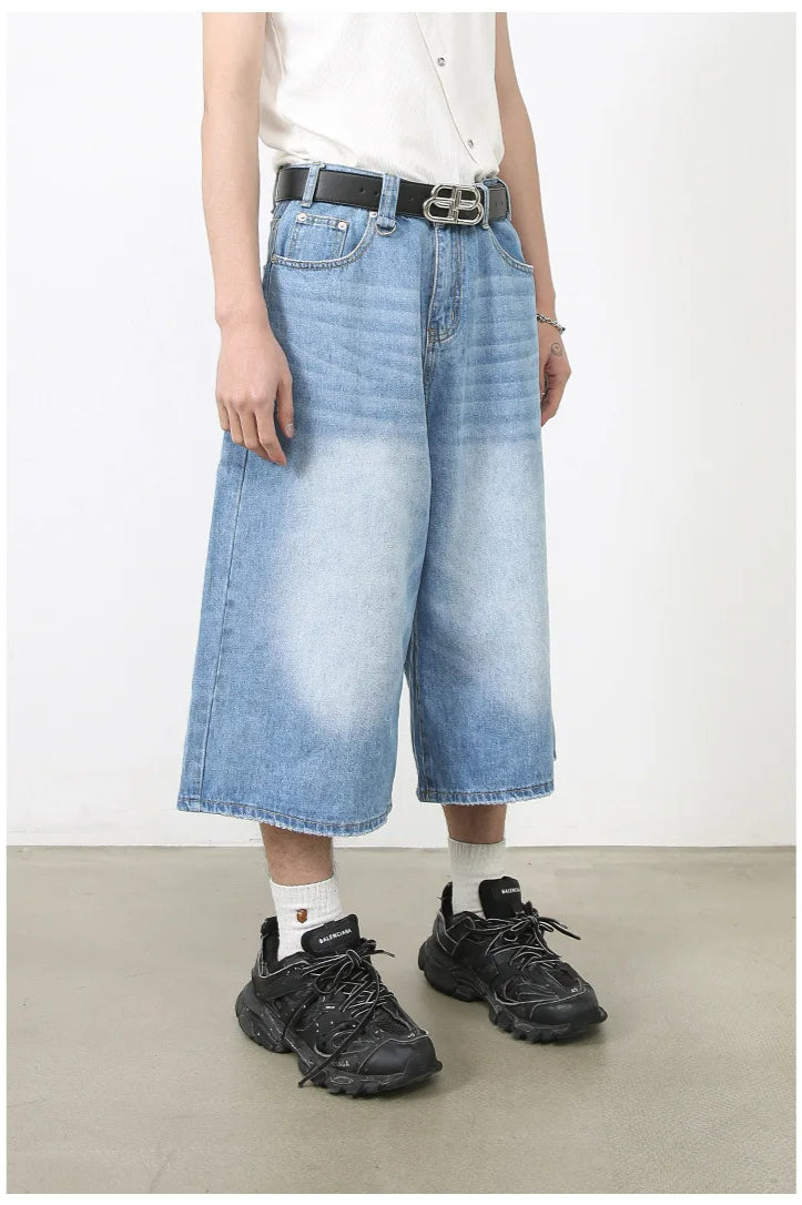 Vintage Y2K Loose Cropped Jeans image 32