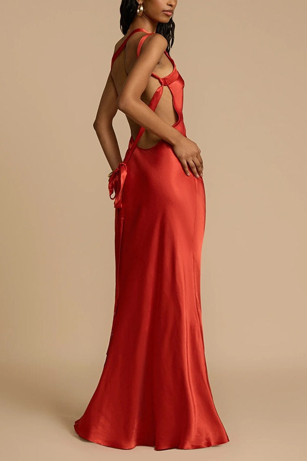 Satin One Shoulder Bodycon Formal Dress image 13