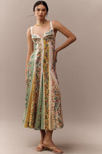 Halter Floral Printed Boho Dress image 11