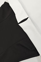 Contrast Bustier Ruffle Cocktail Dress image 9