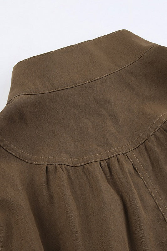 Utility Belted Zip Pocket Jacket image 12