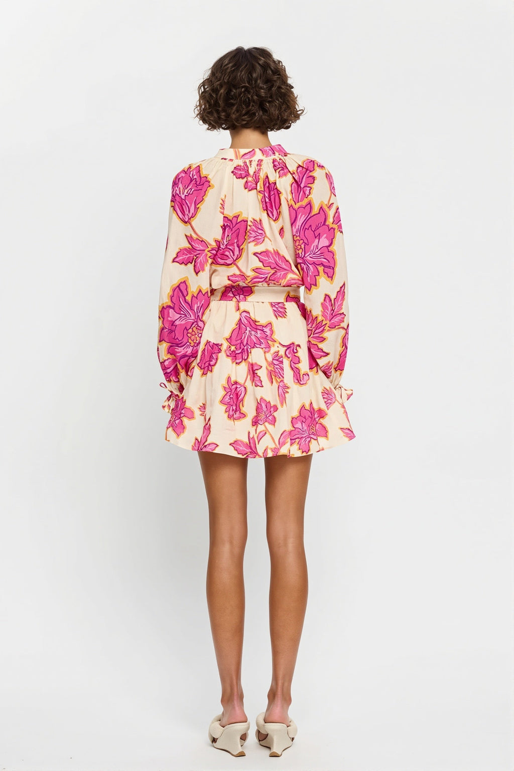 Sexy All Over Print Long Sleeve Slim Mini Dress image 4