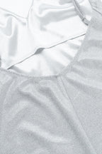 V-Neck Glitter Backless Slip Dress Party Dress image 10