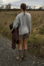 Soft Rib Relaxed Cardigan image 6