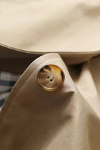 Collared Buttoned Trench Cargo Overcoat image 5