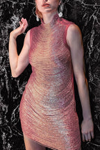Pink Fringe Bandage Party Dress image 9
