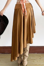 Printed Asymmetrical Slim Skirt image 4