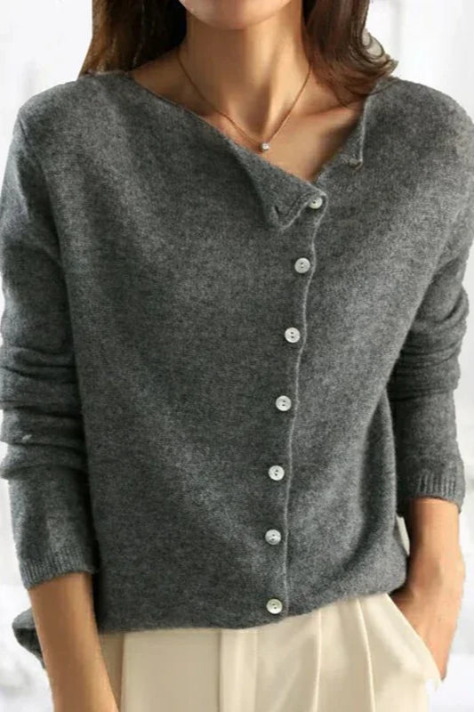 Elegant Button Knit Cardigan image 1
