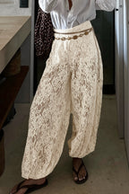 Elegant Lace Harem Pants image 1