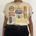 90s Butter Funny Foodie T-shirt image 1