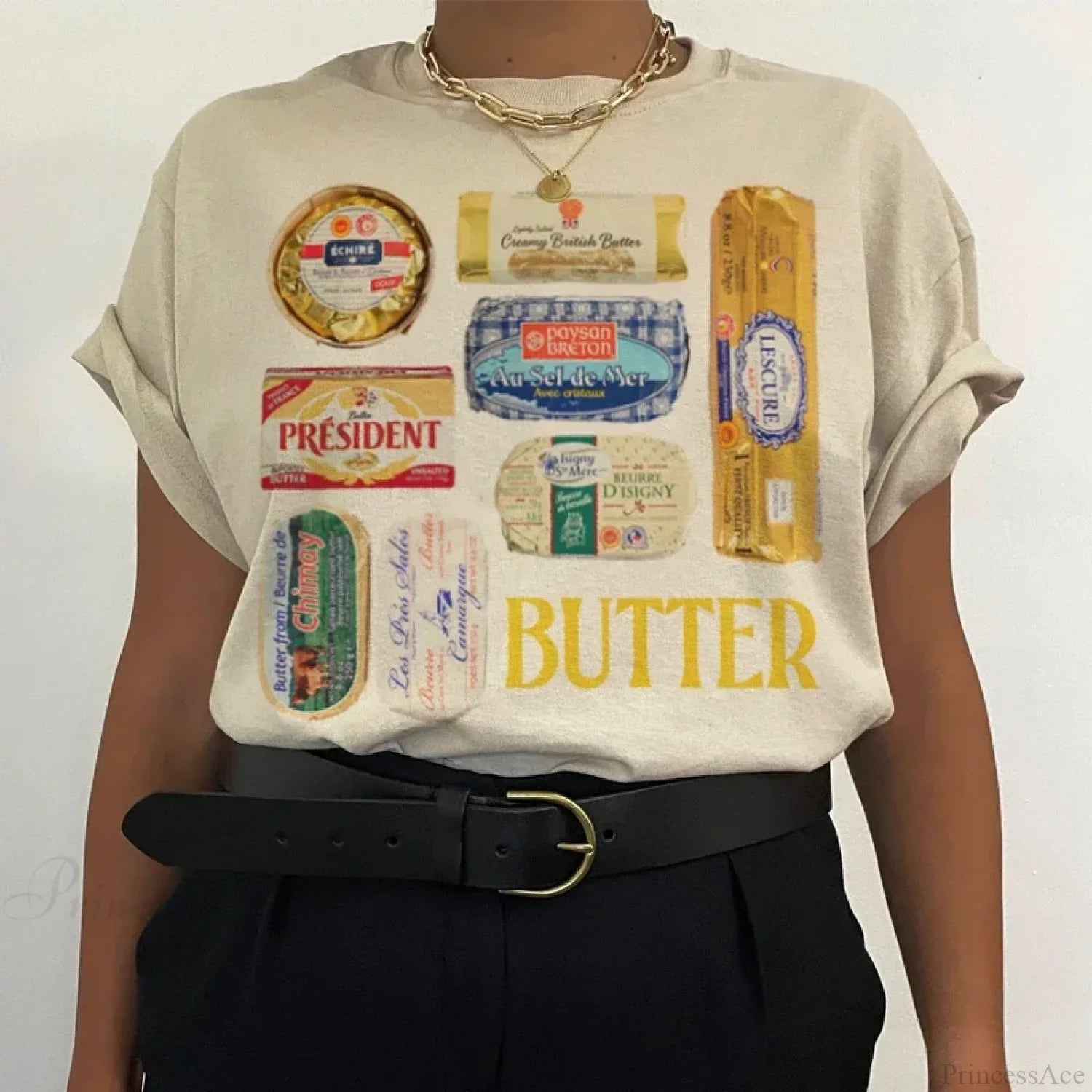 90s Butter Funny Foodie T-shirt image 1